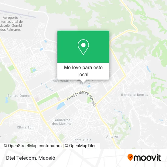 Dtel Telecom mapa