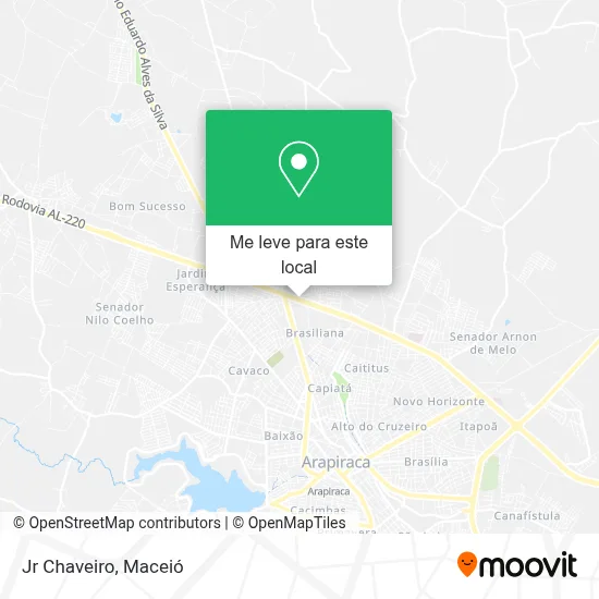 Jr Chaveiro mapa