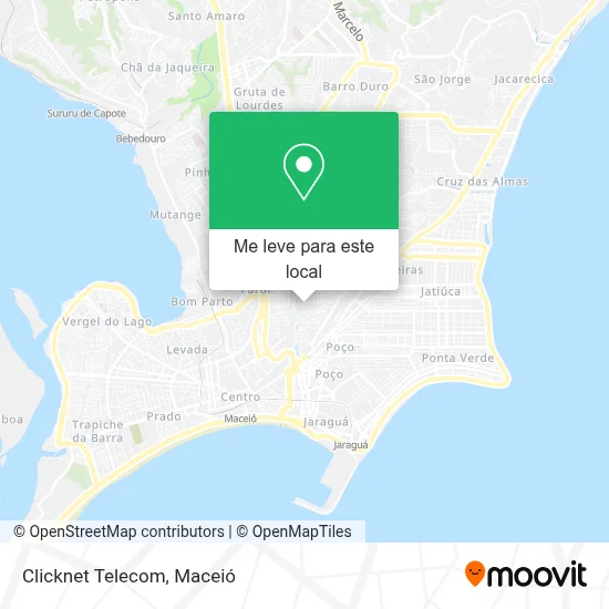 Clicknet Telecom mapa