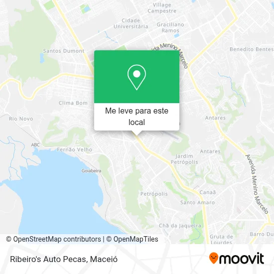 Ribeiro's Auto Pecas mapa
