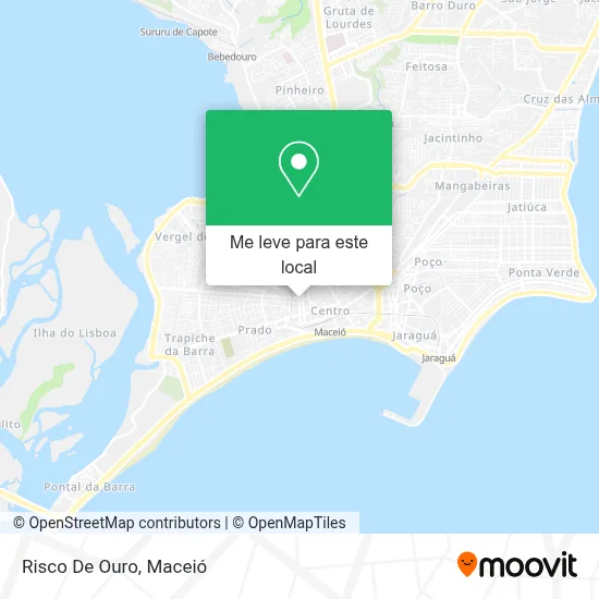 Risco De Ouro mapa