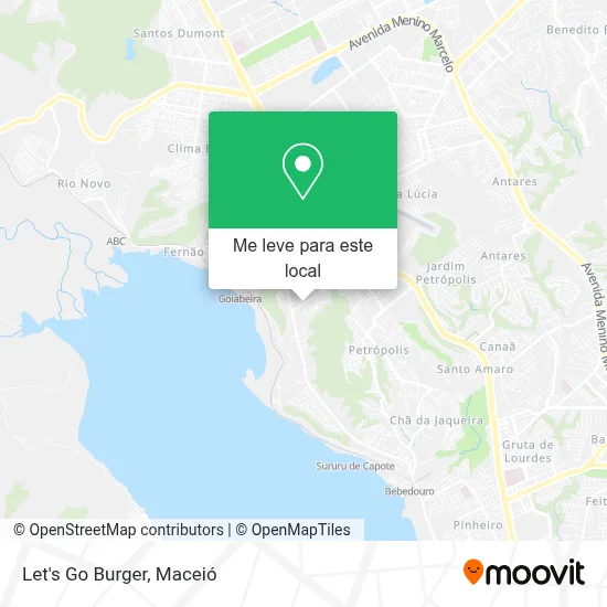 Let's Go Burger mapa