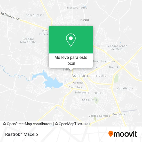 Rastrobr mapa