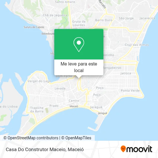 Casa Do Construtor Maceio mapa