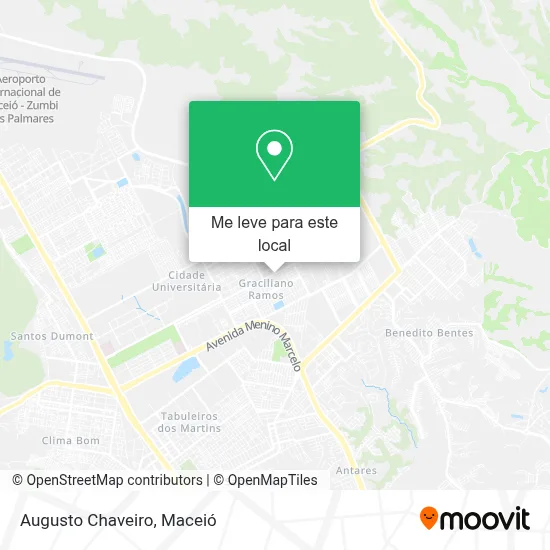 Augusto Chaveiro mapa