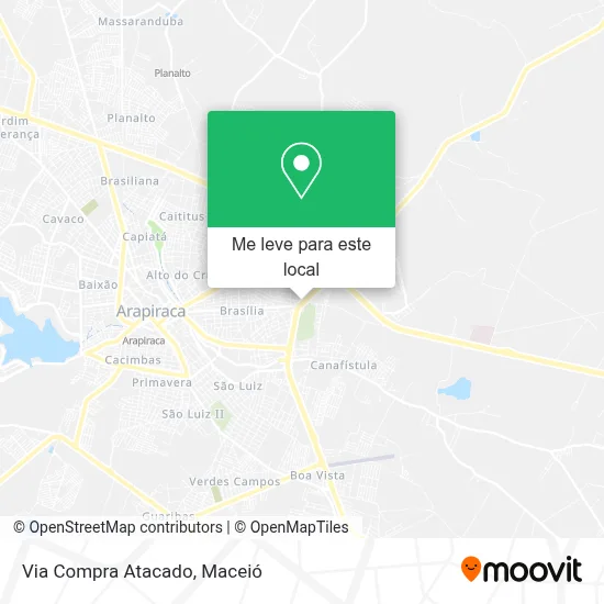 Via Compra Atacado mapa