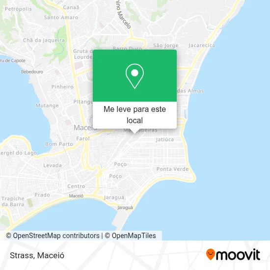 Strass mapa