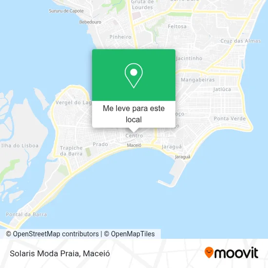 Solaris Moda Praia mapa