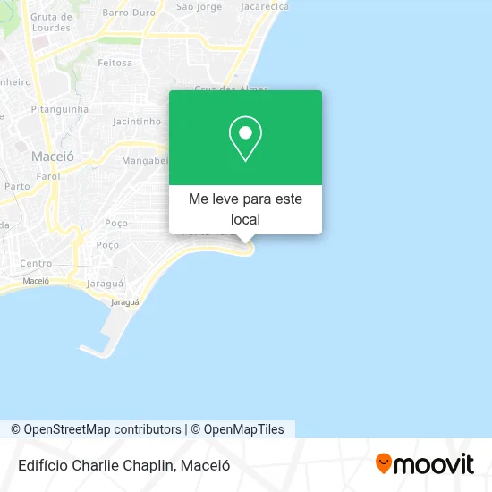 Edifício Charlie Chaplin mapa