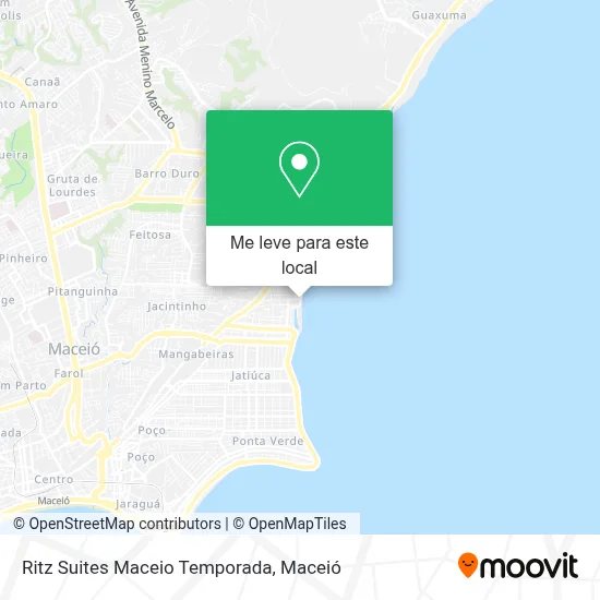 Ritz Suites Maceio Temporada mapa