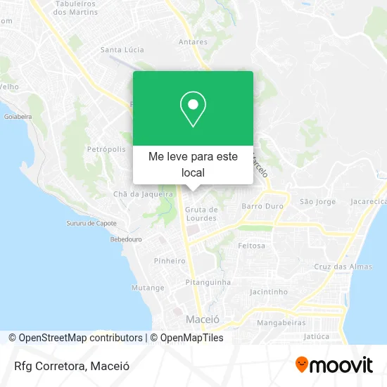 Rfg Corretora mapa