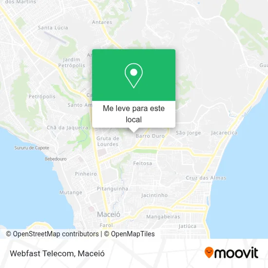 Webfast Telecom mapa