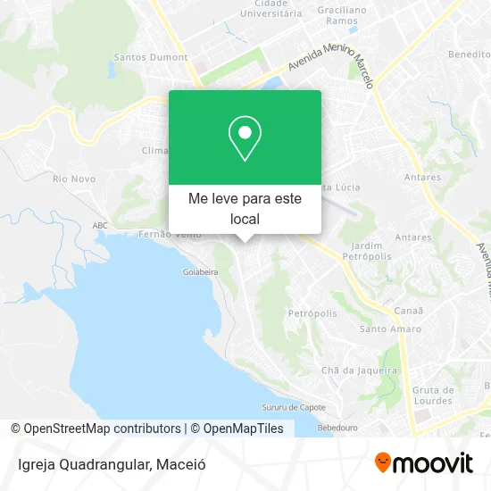 Igreja Quadrangular mapa