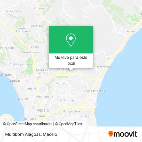 Multibom Alagoas mapa