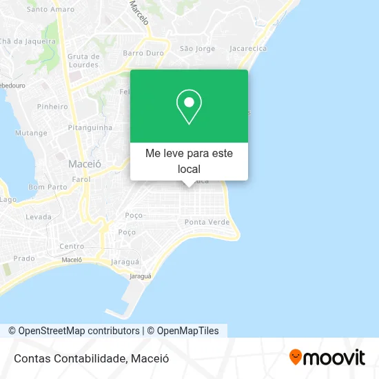 Contas Contabilidade mapa