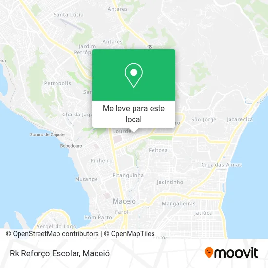 Rk Reforço Escolar mapa