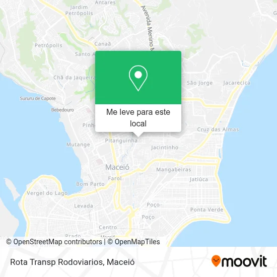 Rota Transp Rodoviarios mapa