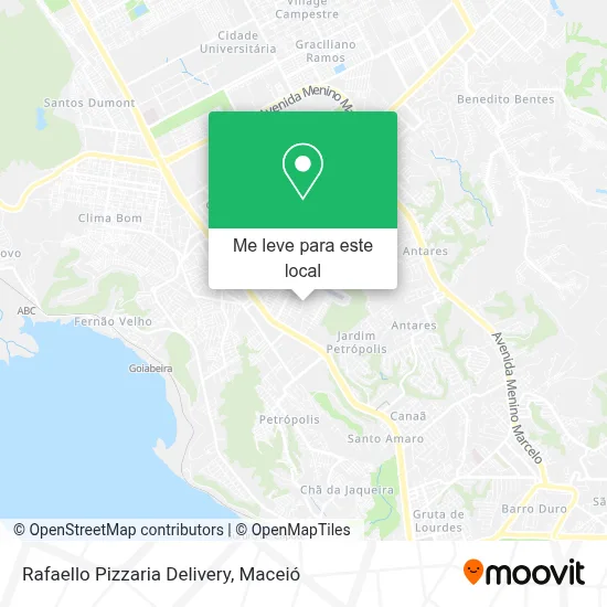 Rafaello Pizzaria Delivery mapa