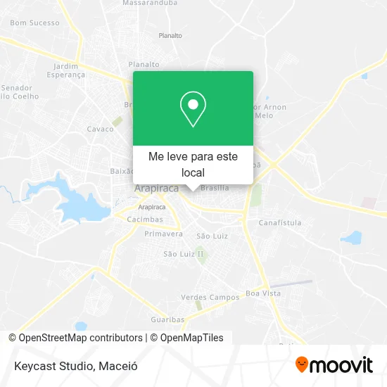 Keycast Studio mapa