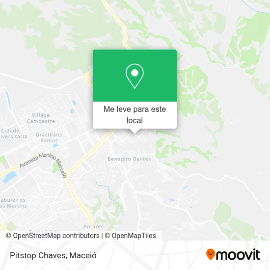 Pitstop Chaves mapa