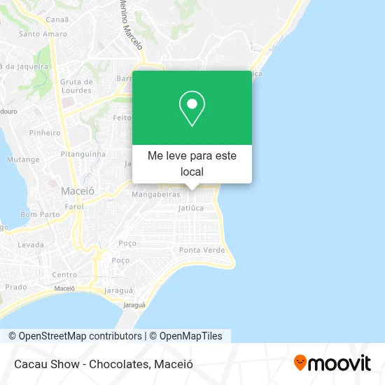 Cacau Show - Chocolates mapa