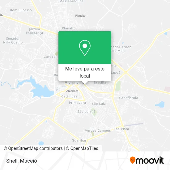 Shell mapa