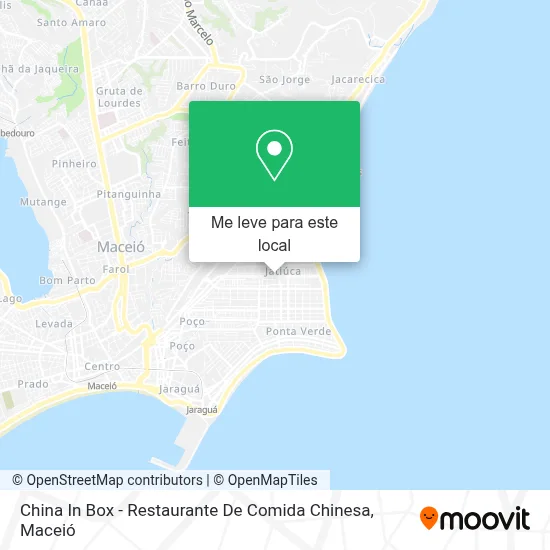 China In Box - Restaurante De Comida Chinesa mapa