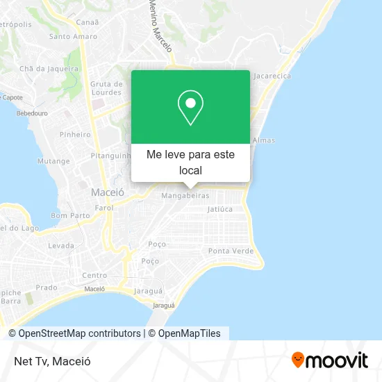 Net Tv mapa