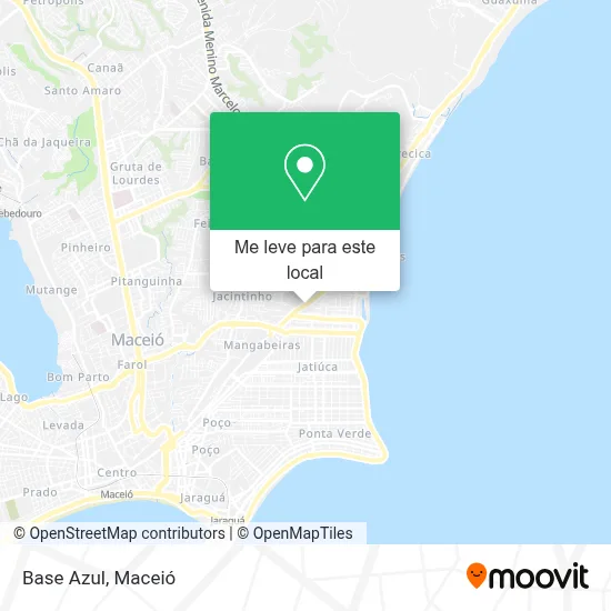 Base Azul mapa