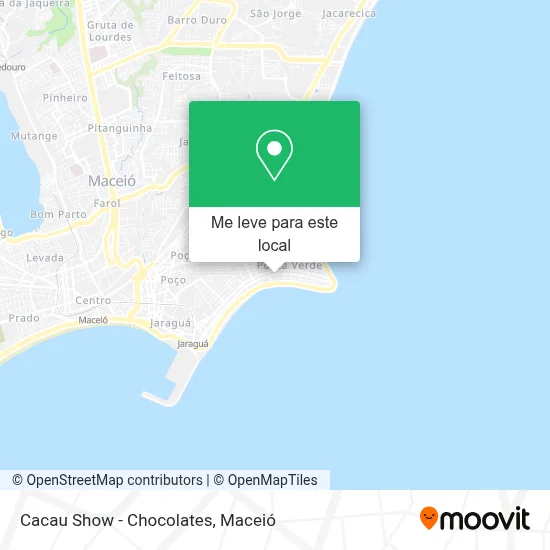 Cacau Show - Chocolates mapa