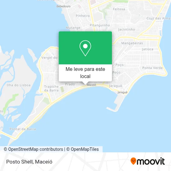 Posto Shell mapa
