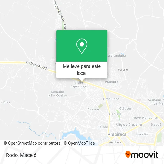 Rodo mapa