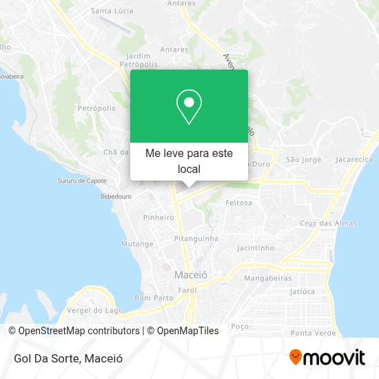 Gol Da Sorte mapa