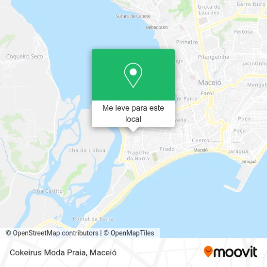 Cokeirus Moda Praia mapa