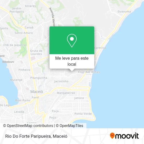Rio Do Forte Paripueira mapa