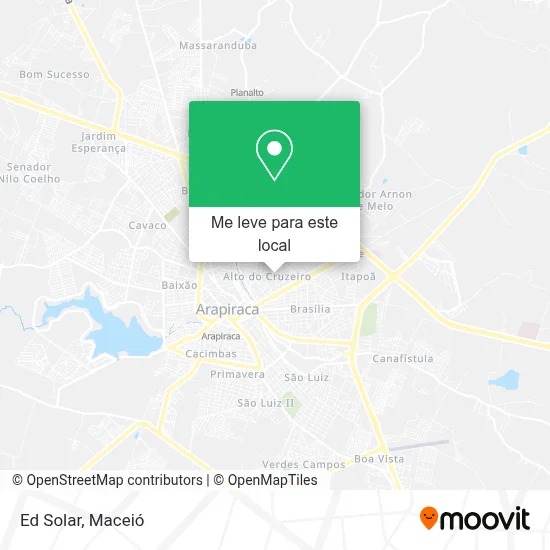 Ed Solar mapa
