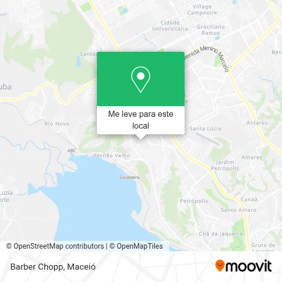 Barber Chopp mapa