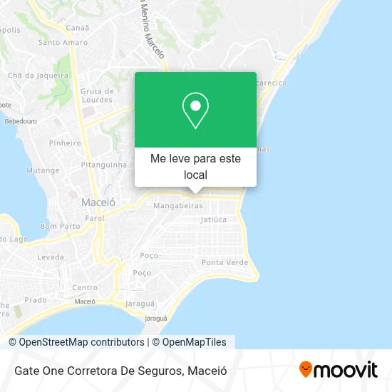 Gate One Corretora De Seguros mapa