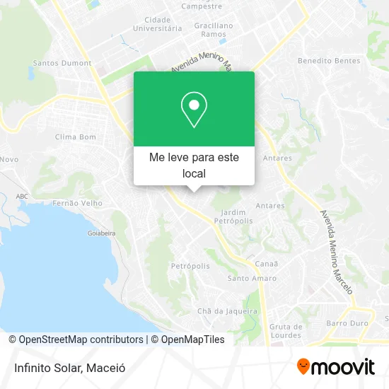 Infinito Solar mapa