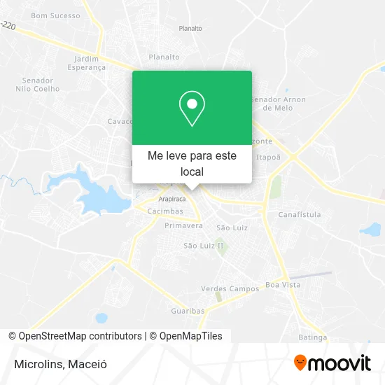 Microlins mapa