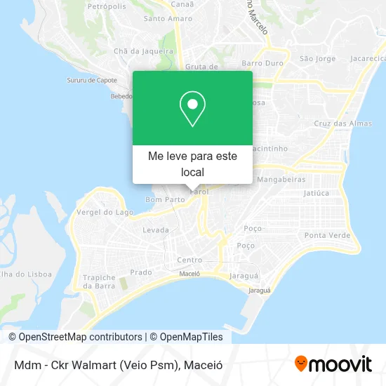Mdm - Ckr Walmart (Veio Psm) mapa