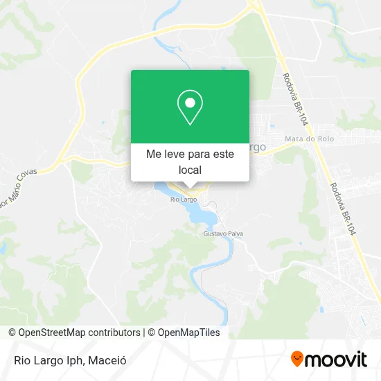 Rio Largo Iph mapa