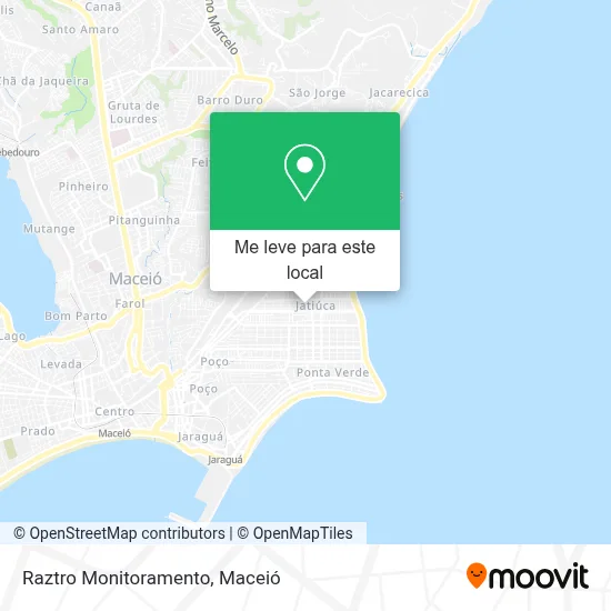 Raztro Monitoramento mapa