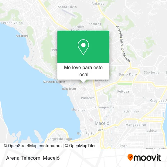 Arena Telecom mapa