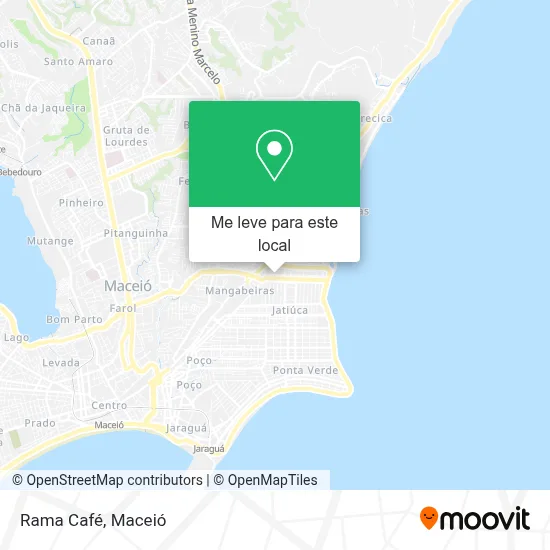 Rama Café mapa