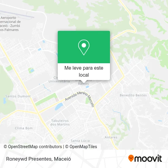 Roneywd Presentes mapa