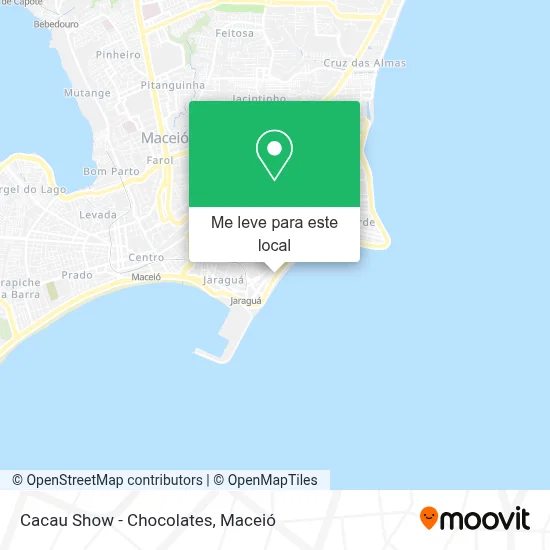 Cacau Show - Chocolates mapa