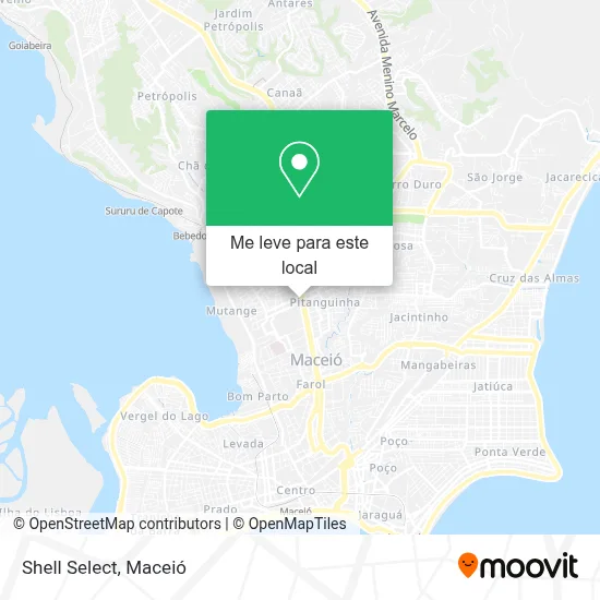 Shell Select mapa