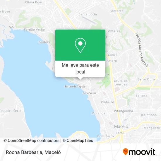 Rocha Barbearia mapa