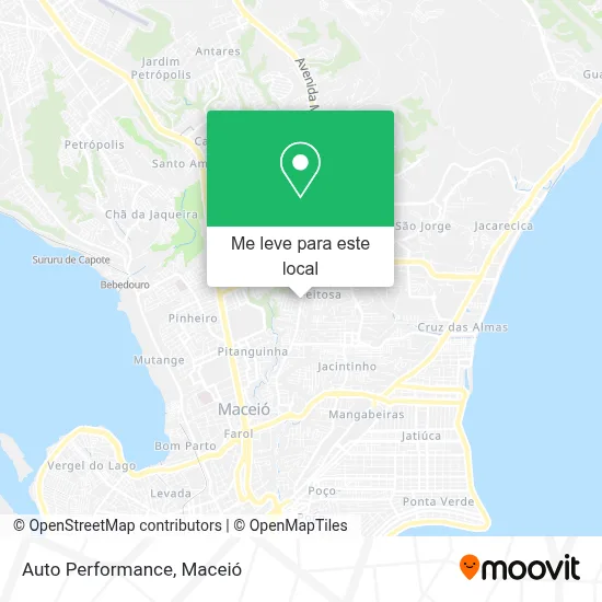 Auto Performance mapa